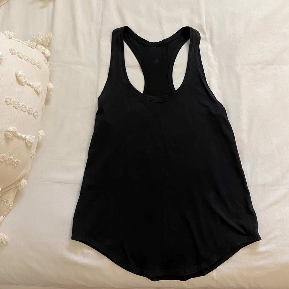 Lululemon Love Tank (non pleated) Size 2 Black